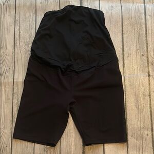 Isabel Maternity Small Black Bike Shorts